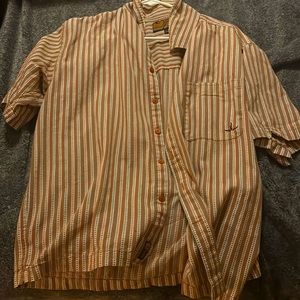 Men’s large prank casual button down shirt